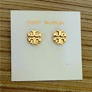 Tory Burch gold stud earrings